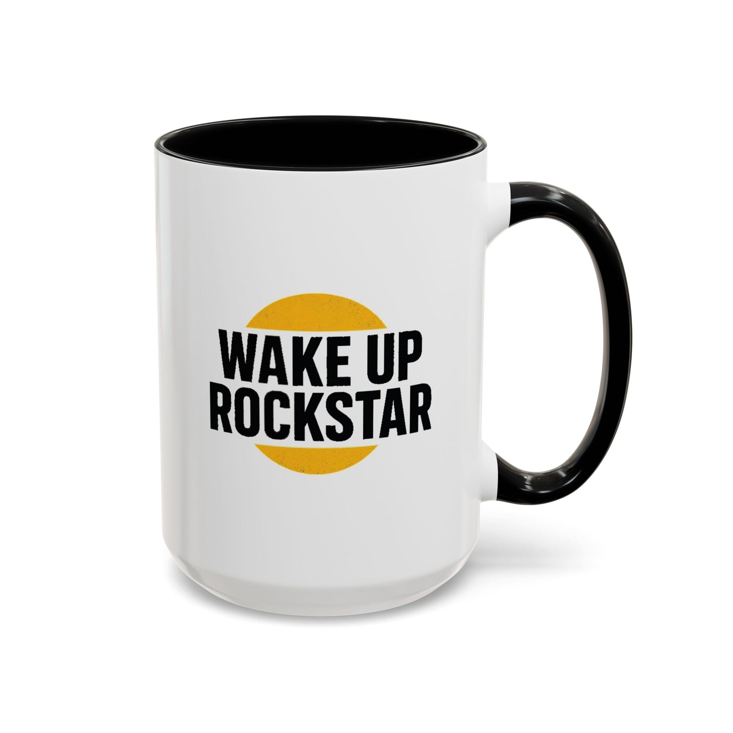 15oz. "Wake Up Rockstar" Ceramic Mug