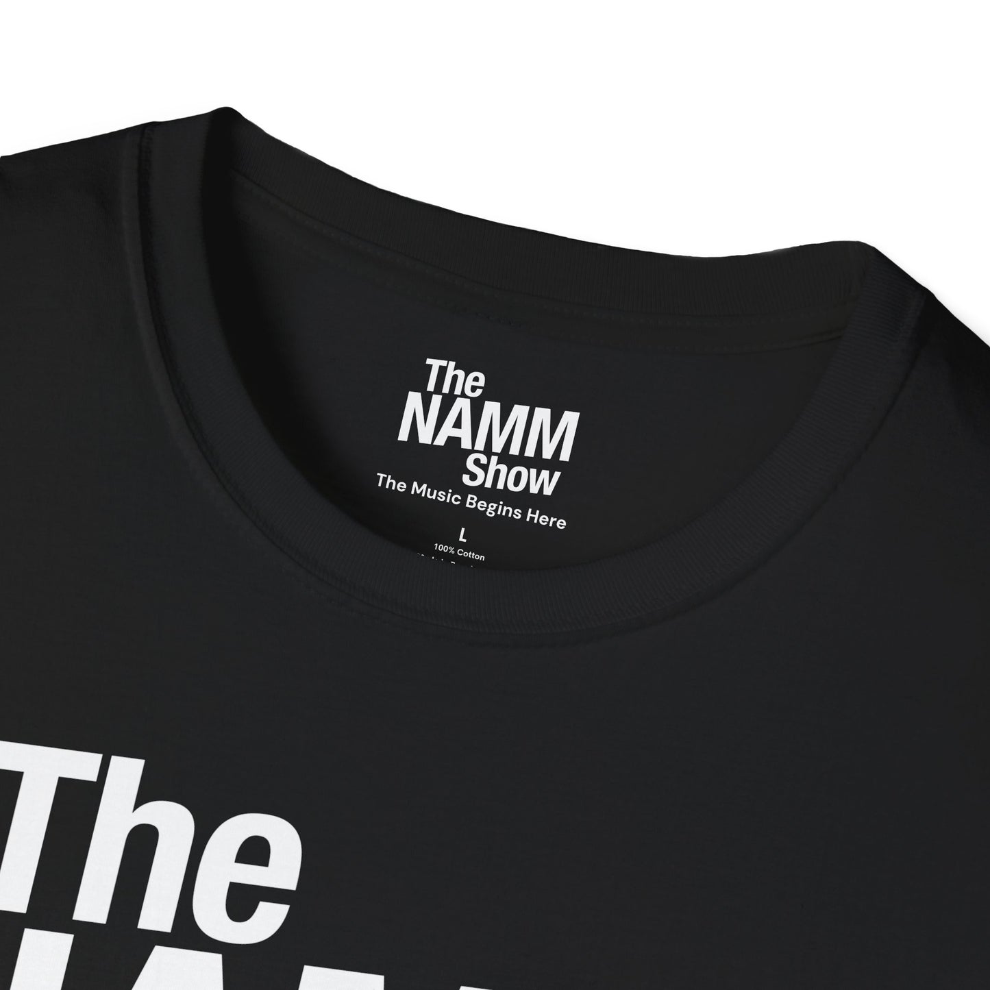 Unisex "The NAMM Show" Black Cotton Tee