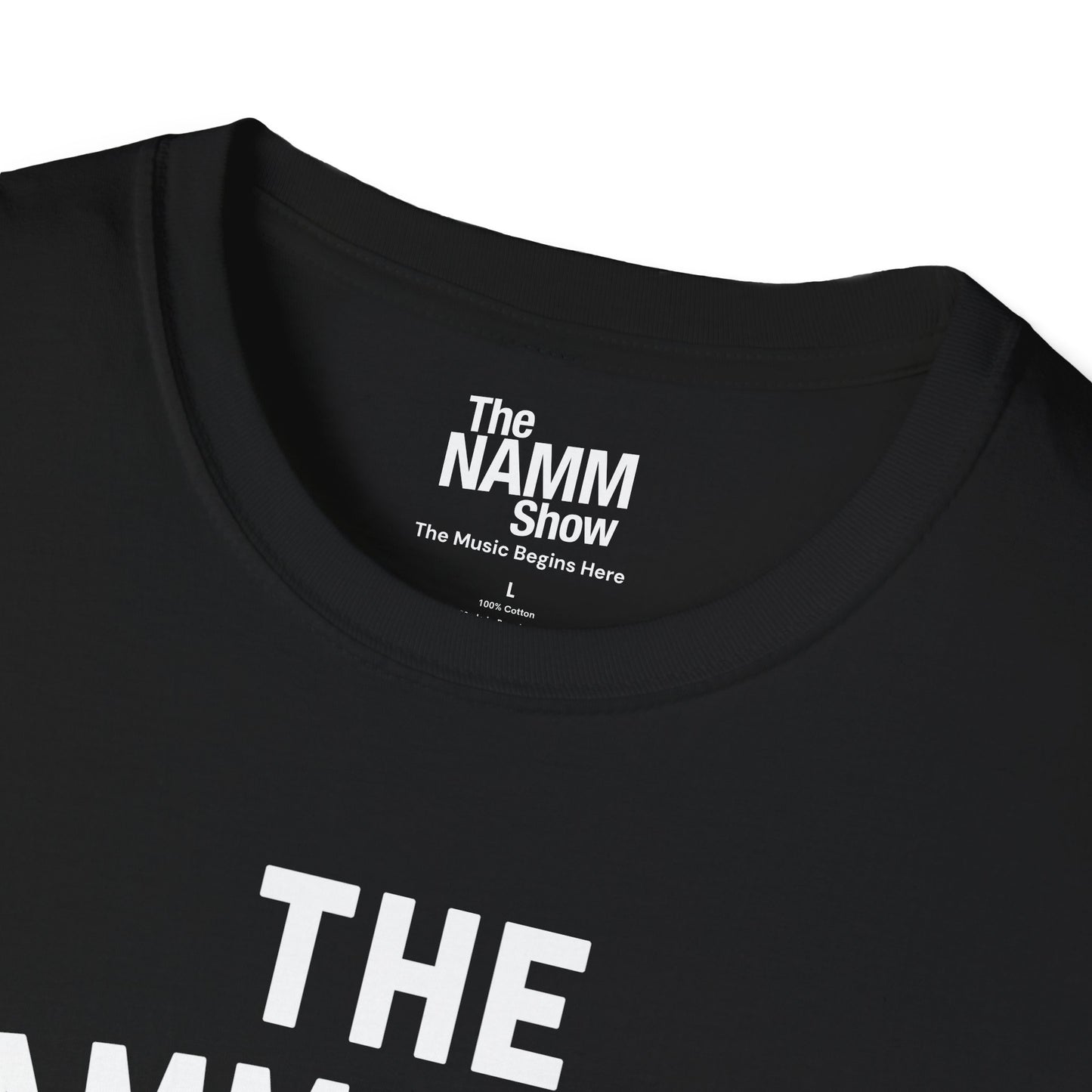 Unisex "The NAMM Show California" Black Cotton Tee