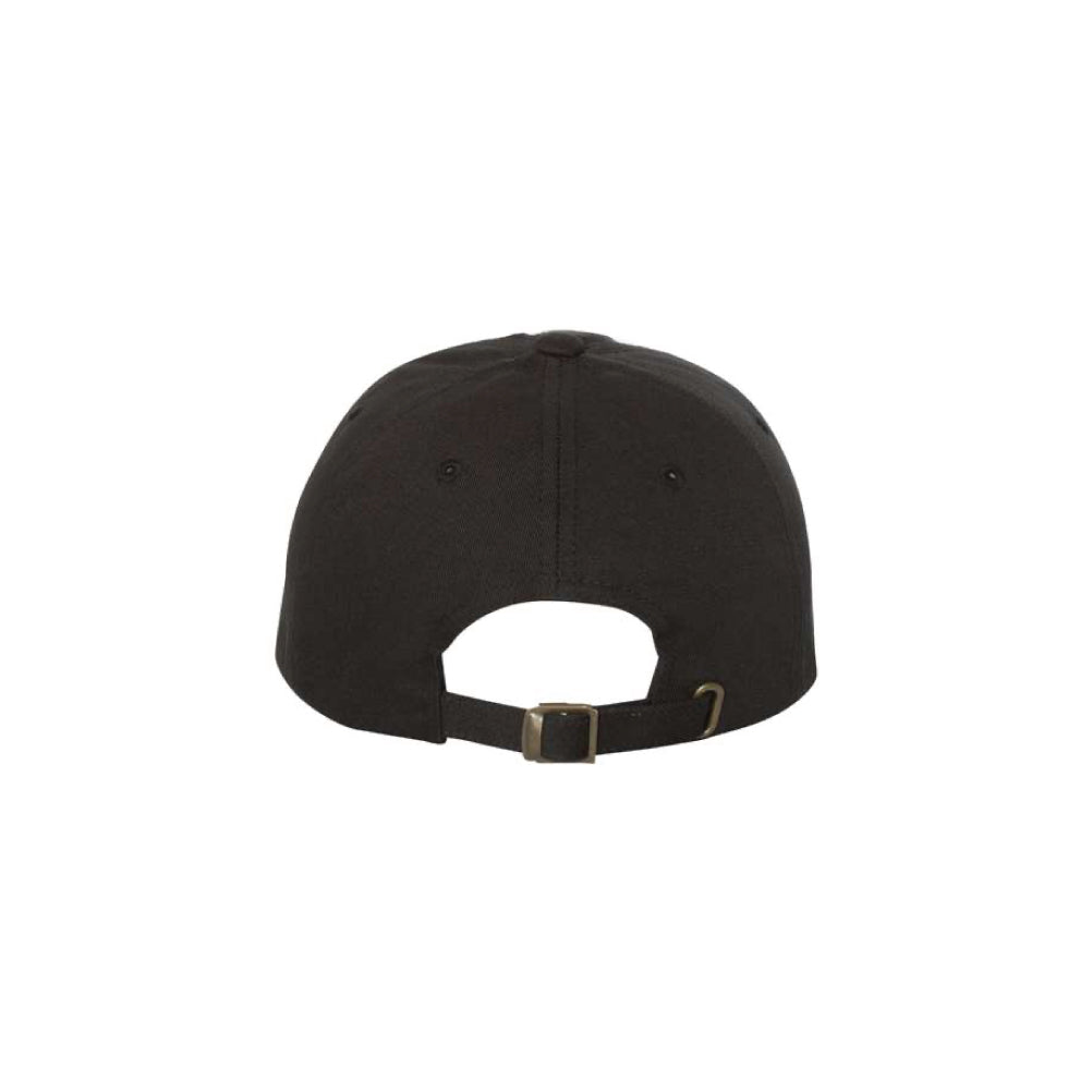 RE+ Black Low-Profile Adjustable Twill Hat