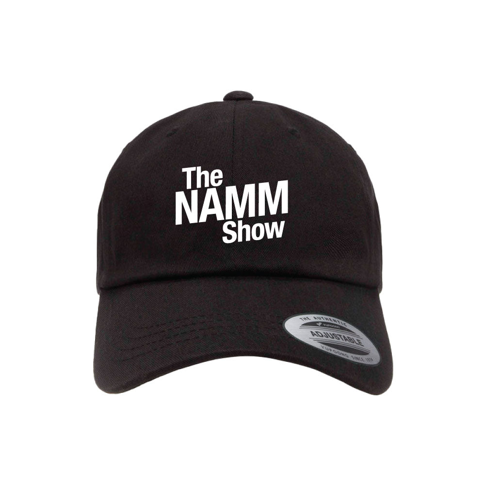 "The NAMM Show" Black Low-Profile Adjustable Hat
