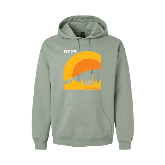 RE+25 Las Vegas Sage Green Hood Sweatshirt