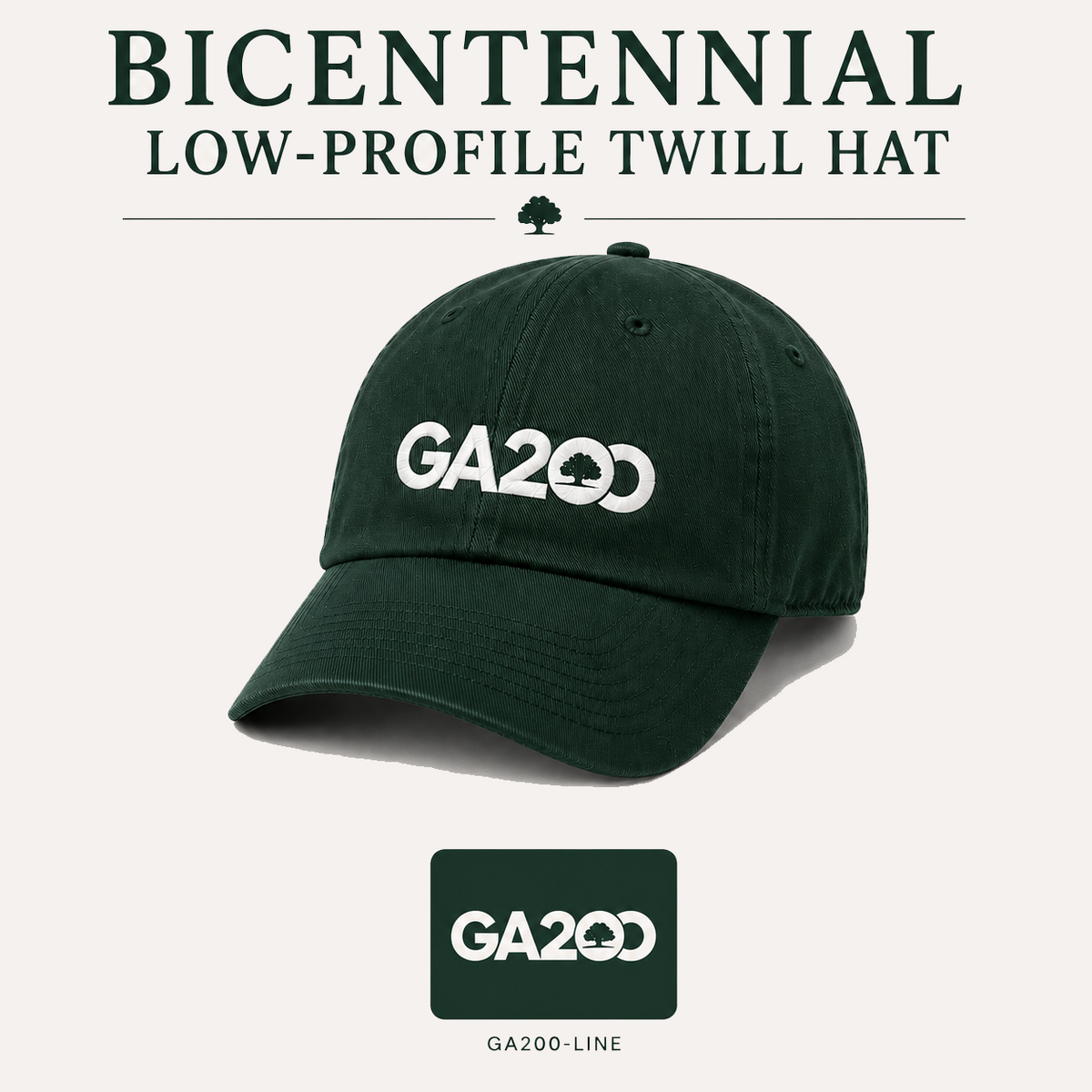 Bicentennial Low Profile Cotton Hat