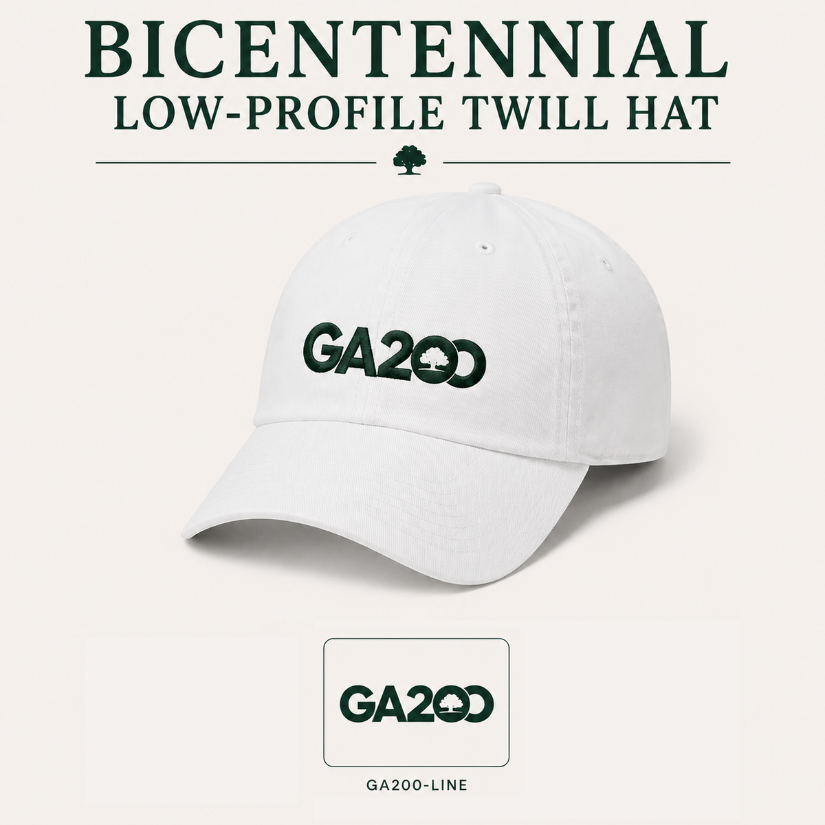 Bicentennial Low Profile Cotton Hat