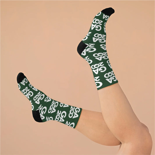 Bicentennial Green Step-n-Repeat Socks